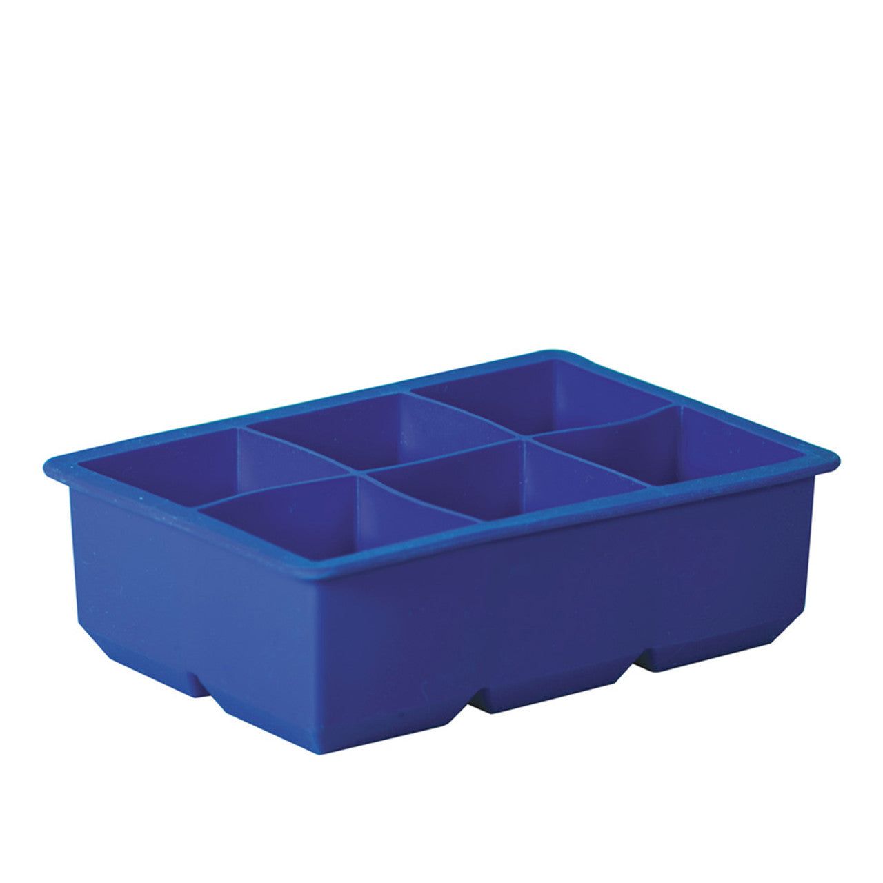 AVANTI Silcone 6 Cup King Ice Cube Tray - Blue - Blue