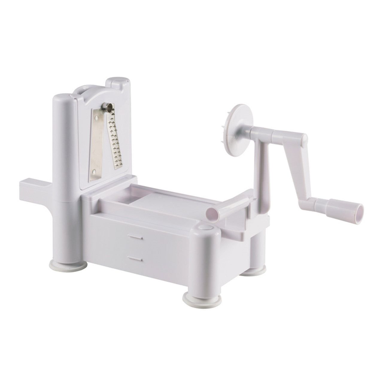 AVANTI Spiretti Fruit and Vegetable Slicer with 3 Blades - White