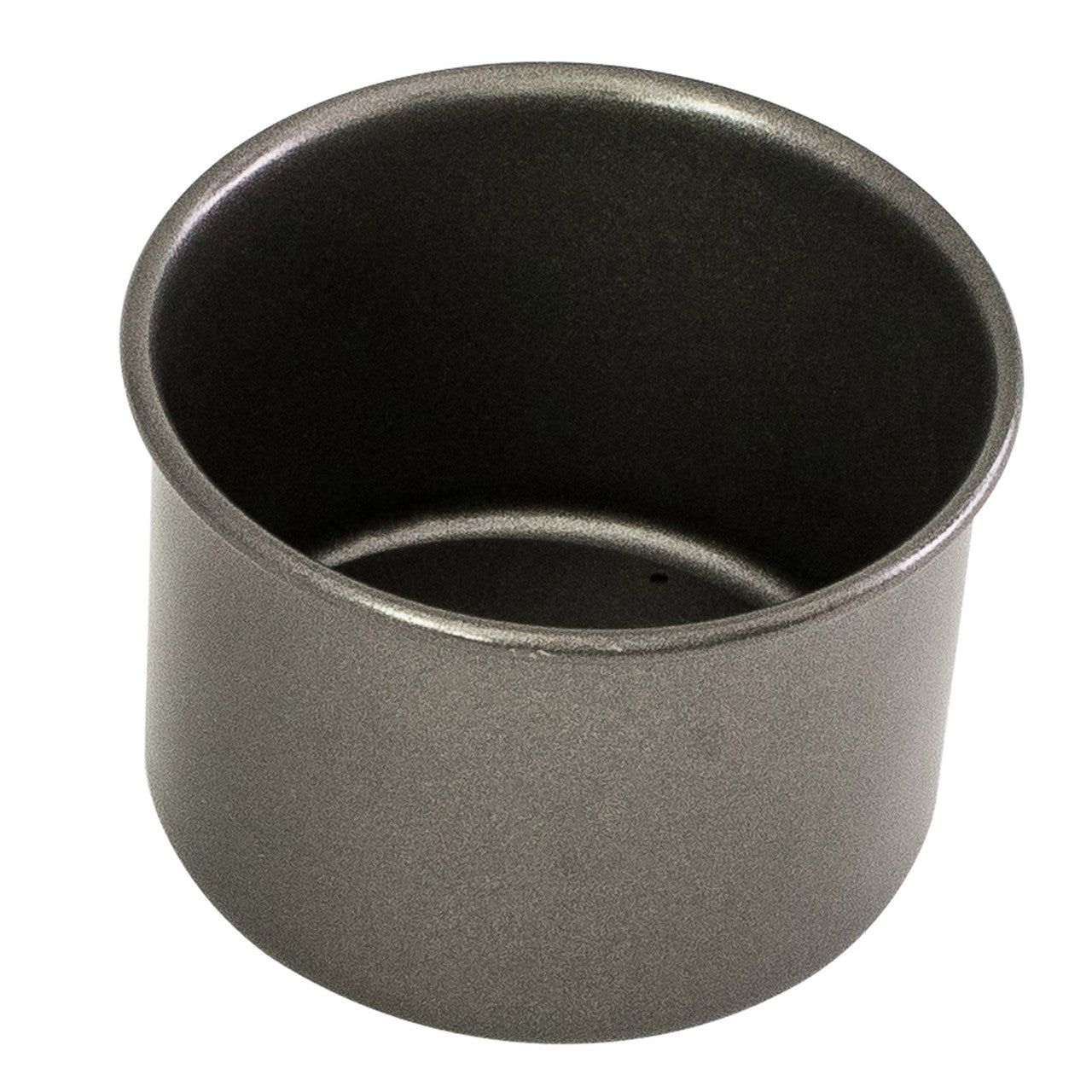 BAKEMASTER Loose Base Round Cake Pan, 10cm diameter x 7cm