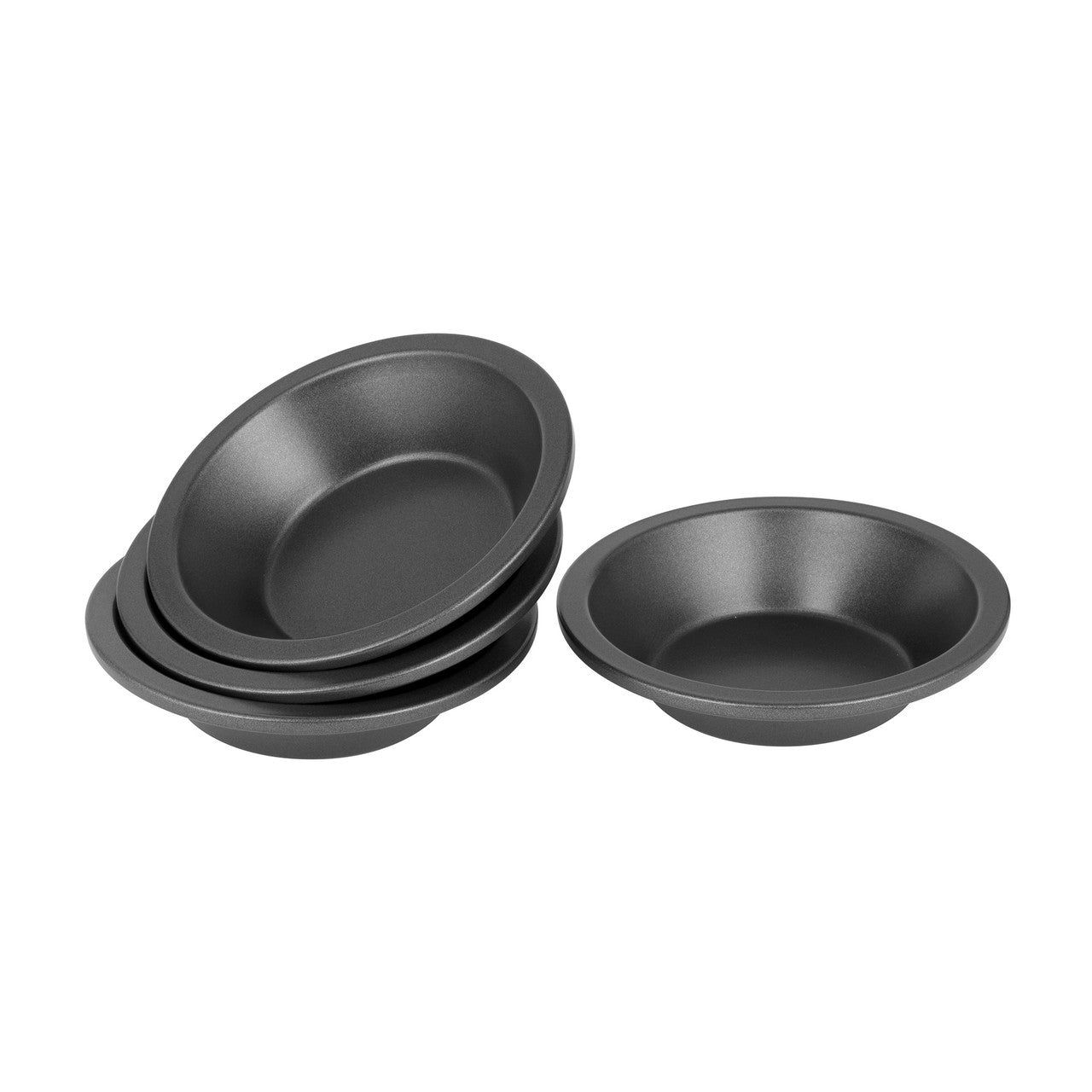 BAKEMASTER Round Pie Dish Set of 4