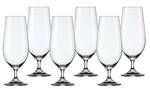 BOHEMIA CRYSTAL Lara Beer Glass, Set of 6 - 380ml