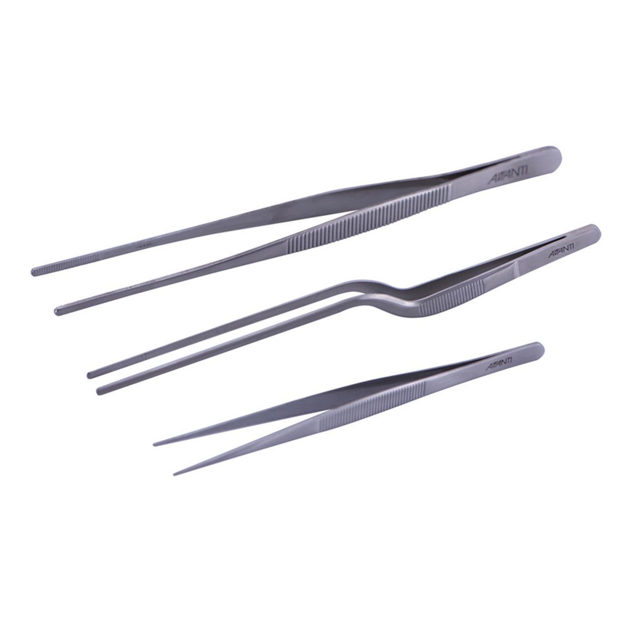 AVANTI Plating Tweezers - 3 Piece Set