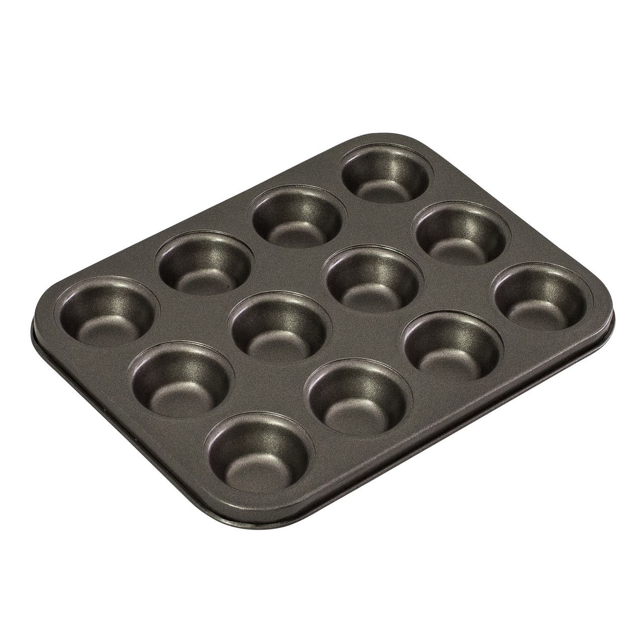 BAKEMASTER 12 Cup Mini Muffin Pan, 26 x 20cm / 4.5 x 2cm - Non - Stick