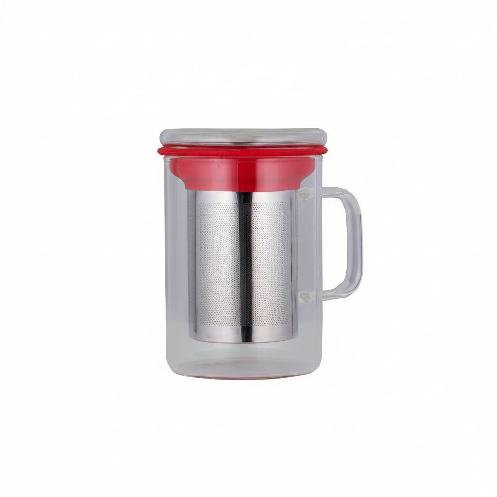 AVANTI Tea Mug with Infuser - 350ml - Red