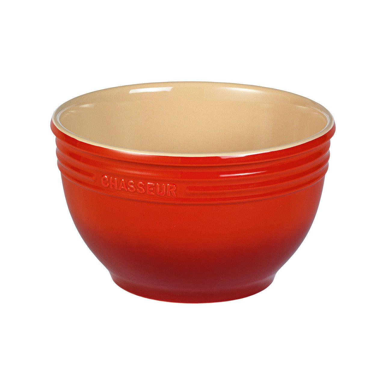 CHASSEUR La Cuisson Mixing Bowl - Medium - 24 x 14cm/3.5L - Red