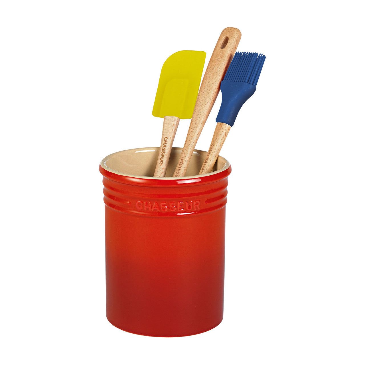 CHASSEUR La Cuisson Utensil Jar - 17cm x 14cm / 2.2L - Red