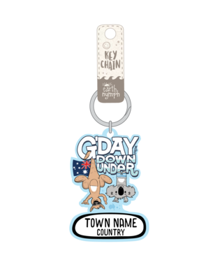 EARTH NYMPH Boys' Keyring Wd - Gday Down Under