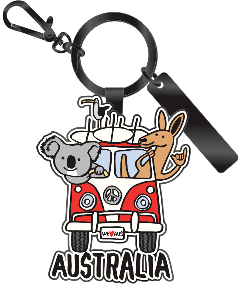 EARTH NYMPH Boys' Keyring SC - Aussie Surfari