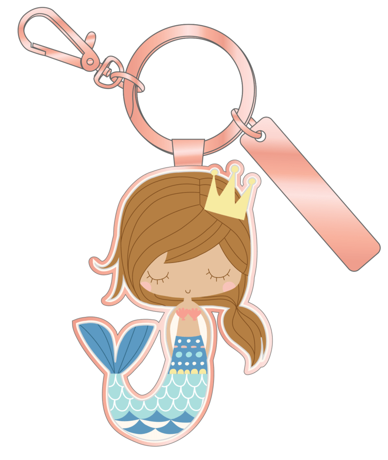 EARTH NYMPH Girls' Keyring Sc - Folk Mermaid