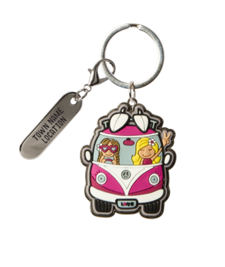 EARTH NYMPH Girls' Keyring Sc - Rainbow Combi