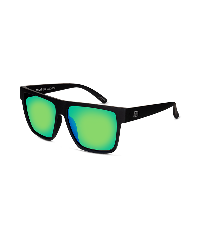WOLLUMBIN Iluka Men's Sunglasses - Black/Blue