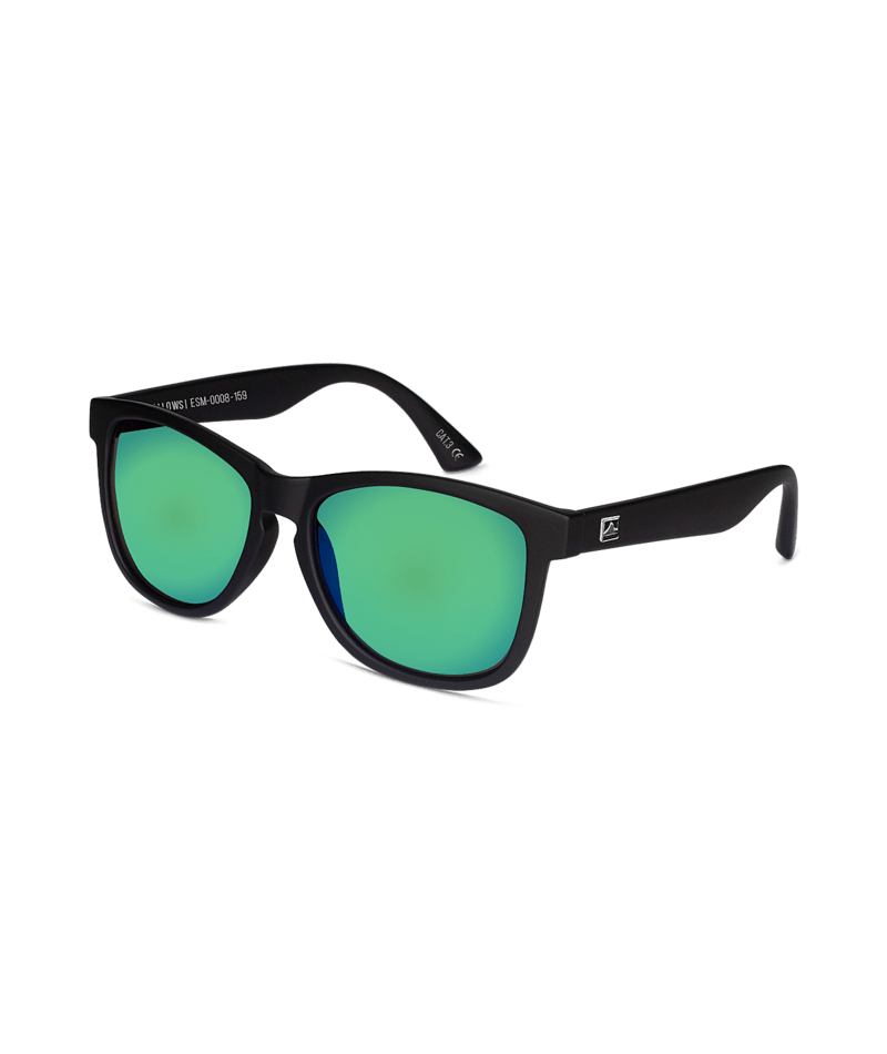 WOLLUMBIN Tallows Men's Sunglasses - Black/Green