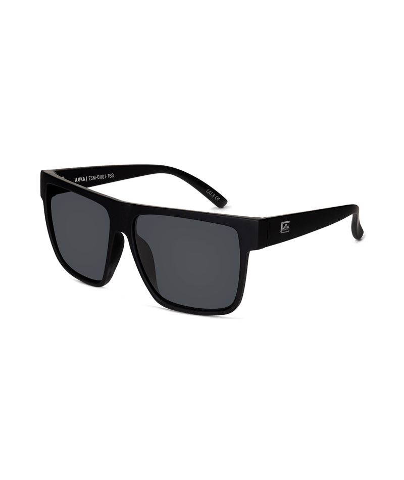 WOLLUMBIN Iluka Men's Sunglasses - Black/Smoke