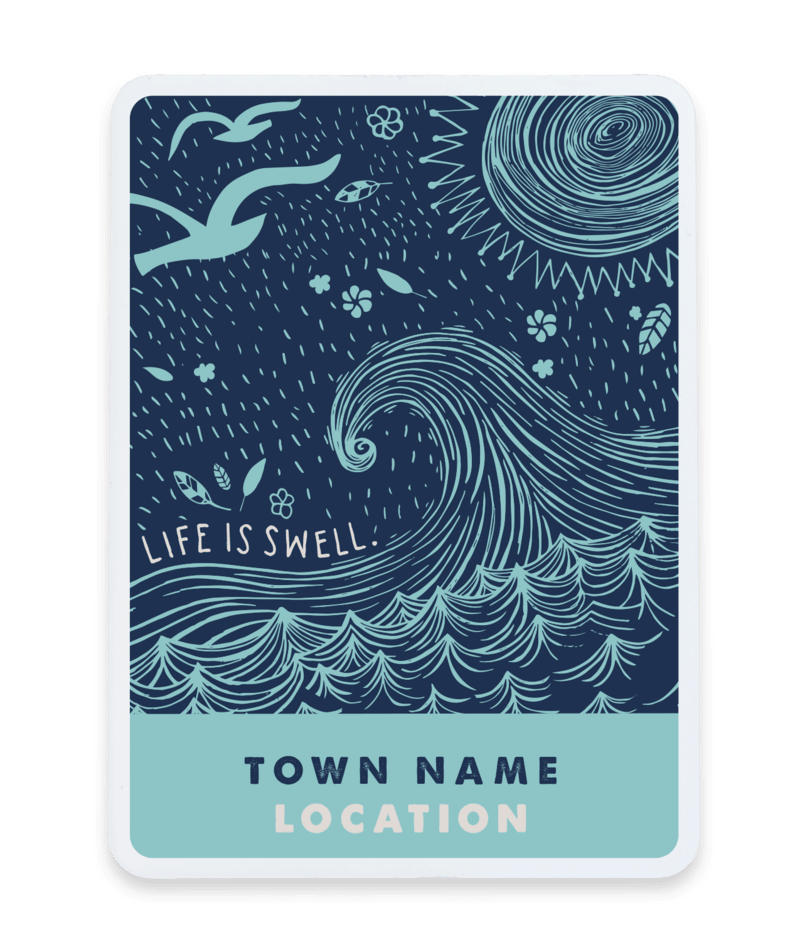 PACIFIC CREATIONS Women's Magnet - Swell