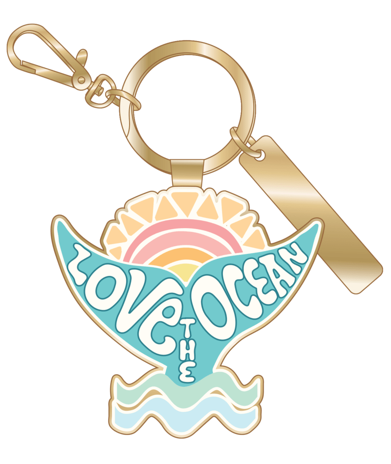EARTH NYMPH Girls' Keyring Sc - Whale Tail