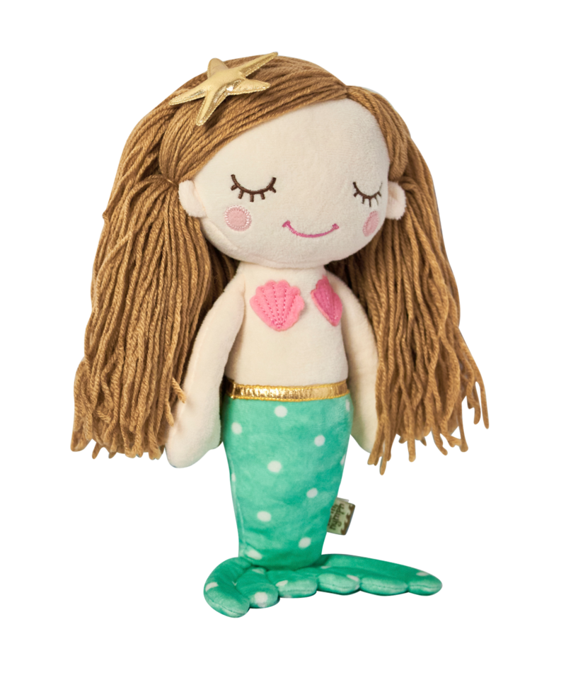EARTH NYMPH Girls' Plush - Folk Mermaid