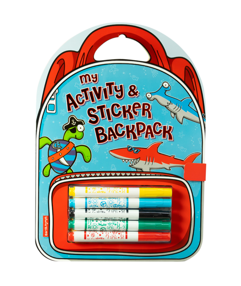EARTH NYMPH Boys' Activity Book - Beach Boy