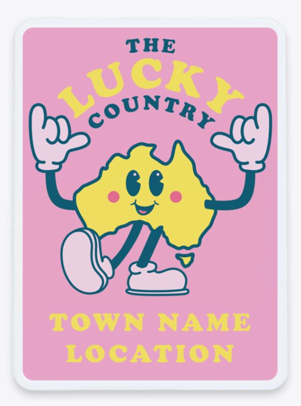 PACIFIC CREATIONS Women's Magnet - Lucky Map
