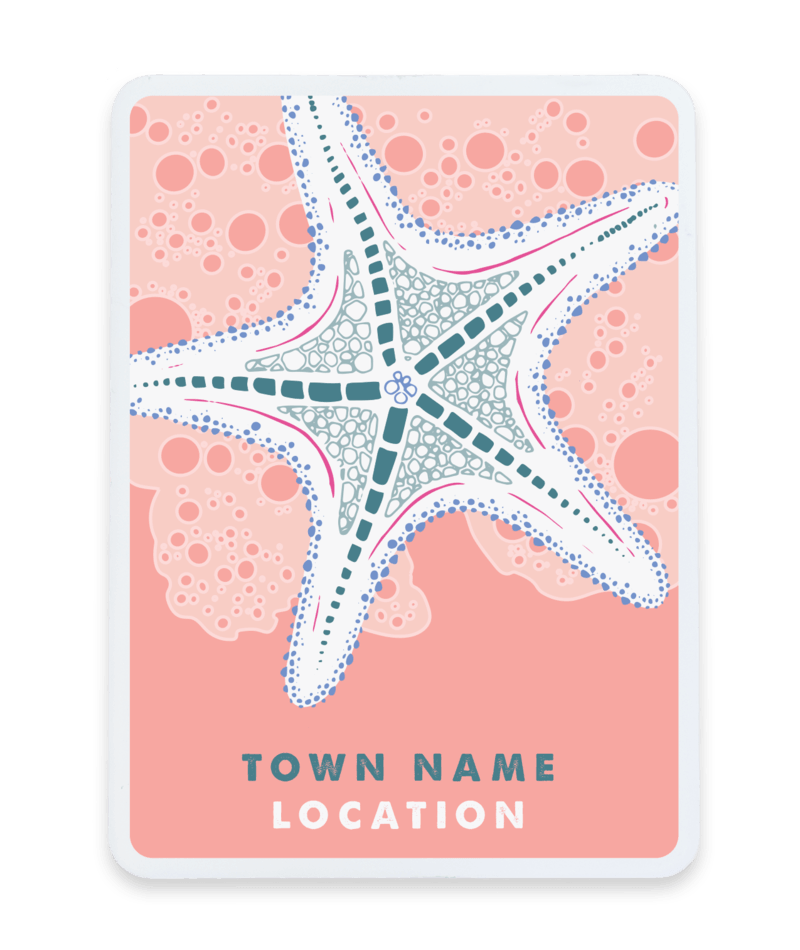 PACIFIC CREATIONS Women's Magnet - Starfish