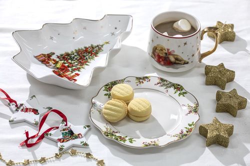 ASHDENE Spirit of Christmas Tree Set of 2 Platter