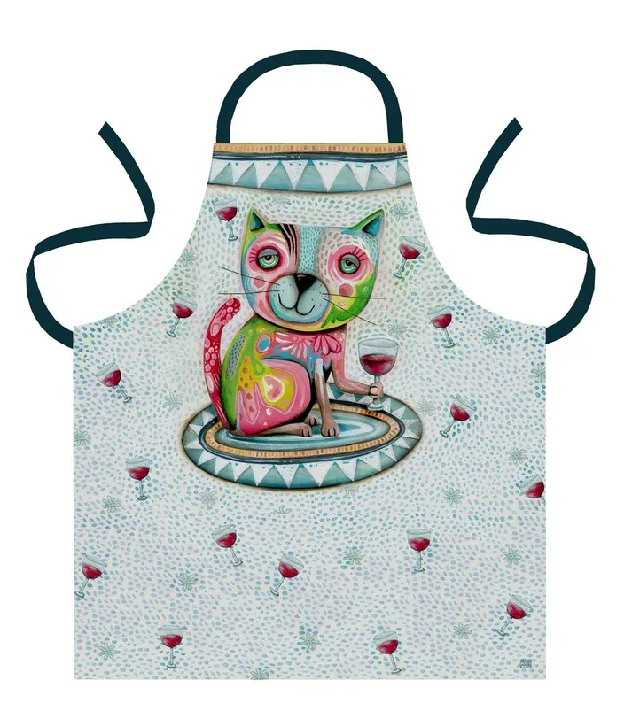 ALLEN DESIGNS Cat Wine Apron
