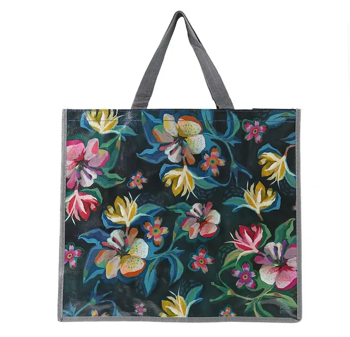 ALLEN DESIGNS Moody Flower Shopper Bag
