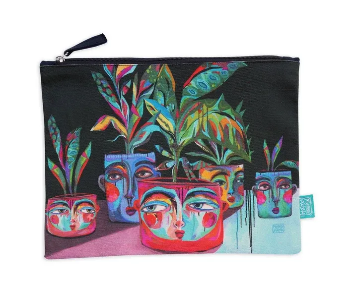 ALLEN DESIGNS Grow Boldly Cotton Pouch