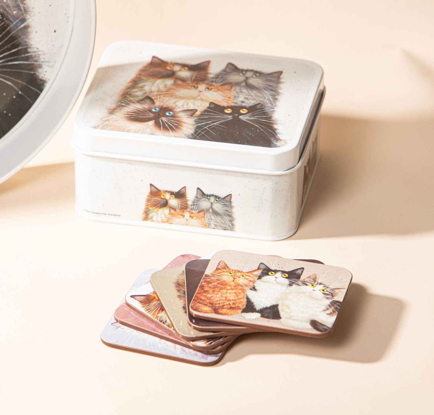 ASHDENE Kim's Cats Biscuit Tin