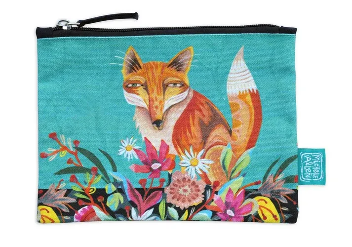 ALLEN DESIGNS Fox Cotton Pouch