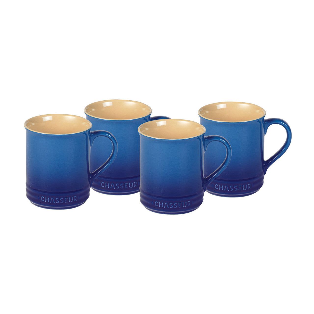 CHASSEUR La Cuisson Mug 4Pc Set - Blue