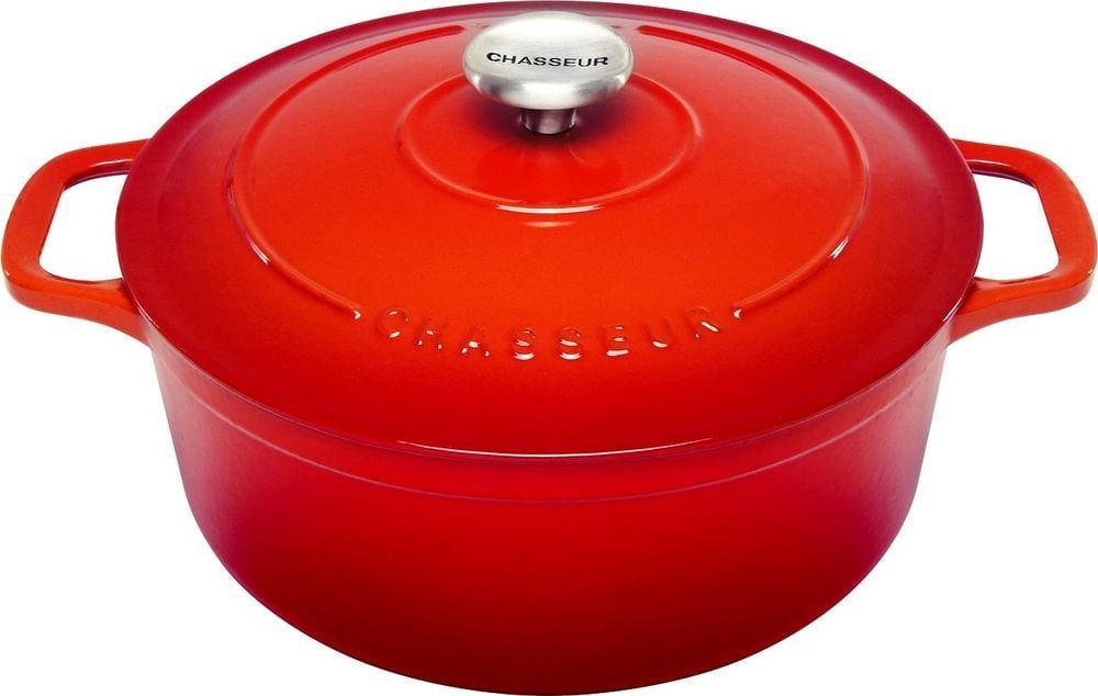 CHASSEUR La Cuisson Round French Oven - 26cm/5 Litre - Inferno Red
