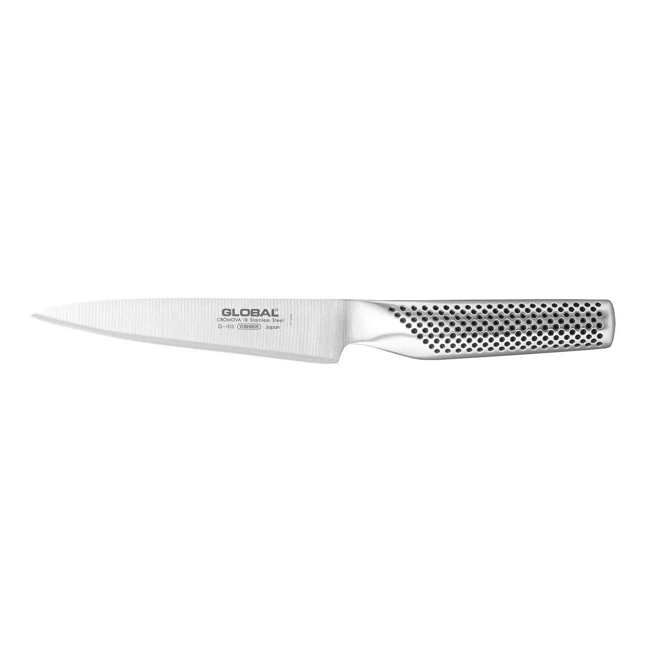 GLOBAL Utility Knife Plain Blade 15cm G-103