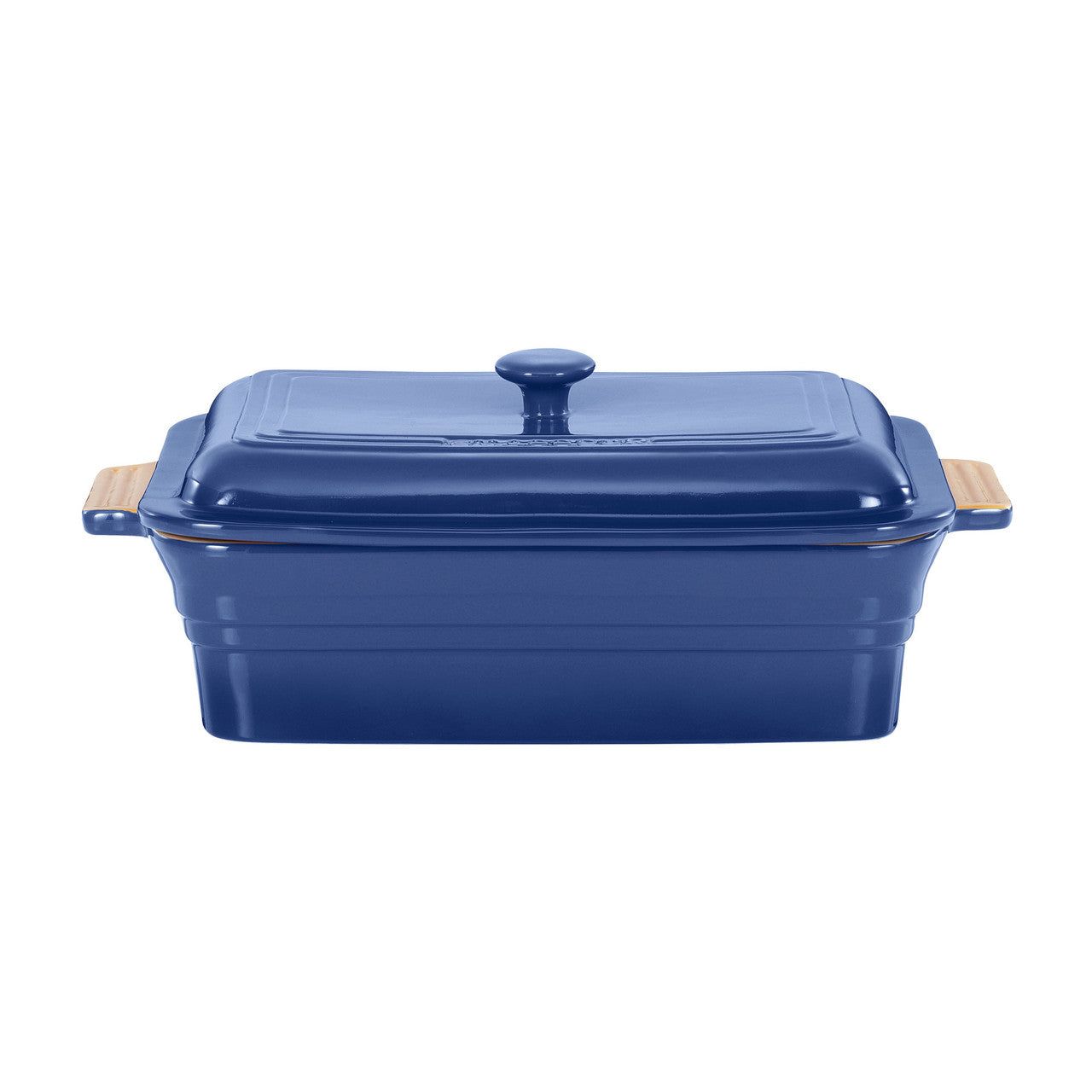CHASSEUR La Cuisson Rect Baker+Lid Blue