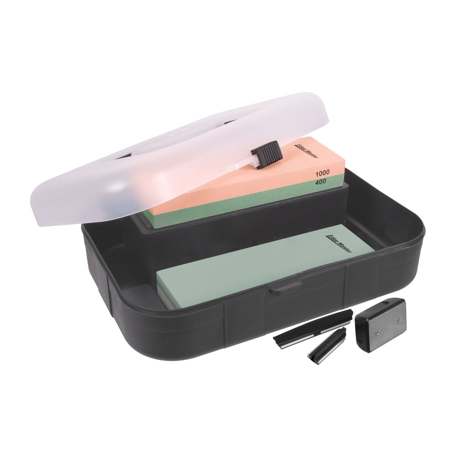 EDGE MASTER Ultimate Corundum Whetstone Sharpening Kit - 400/1000 &amp; 3000/8000 Grit