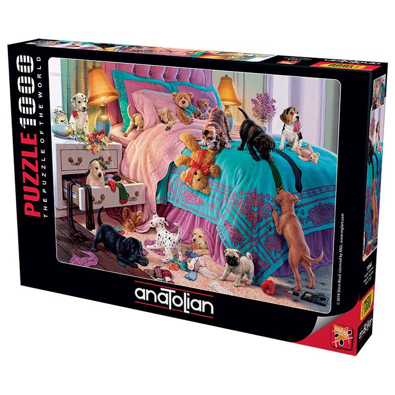 ANATOLIAN 1000 Piece Naughty Puppies Jigsaw Puzzle