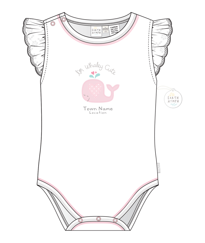 EARTH NYMPH Baby Girls' Romper - Whaley