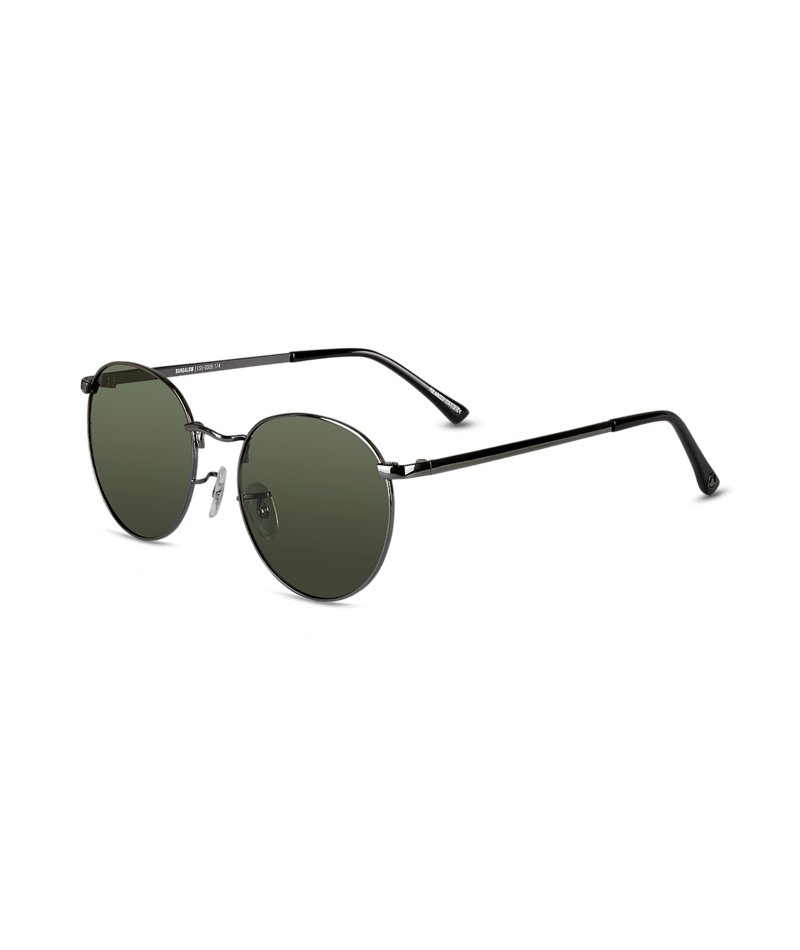 WOLLUMBIN Bangalow Universal Sunglasseses - Gunmetal/Green