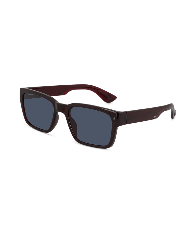 WOLLUMBIN KIRRA MENS SUNGLASSES - WINE / SMOKE