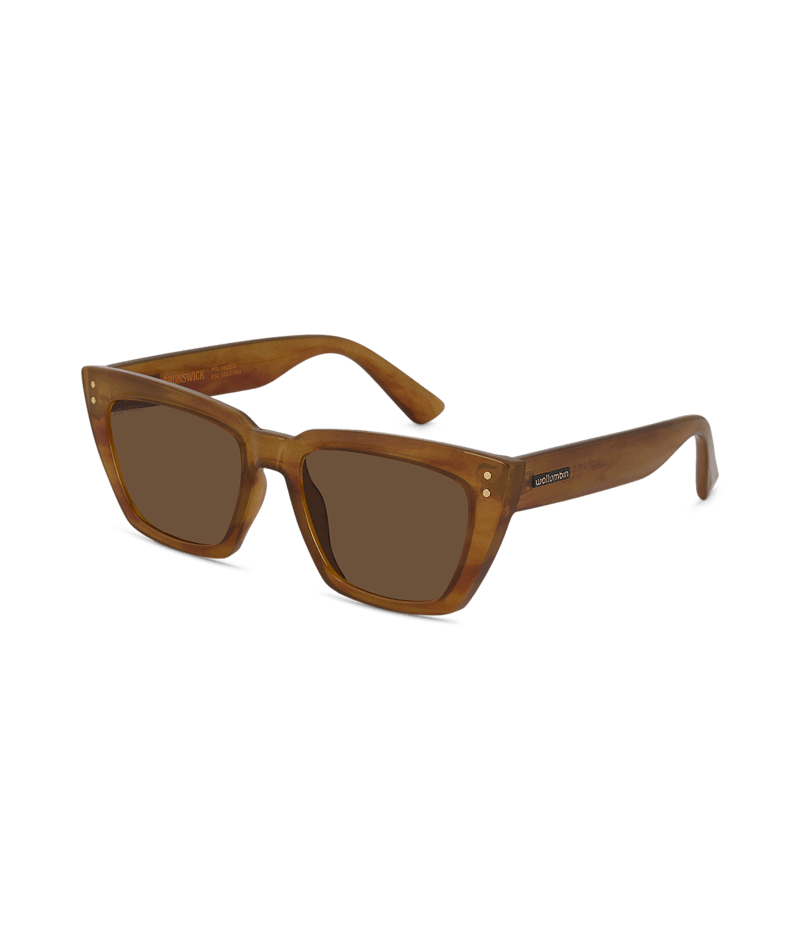WOLLUMBIN Women's Sunglasses - Brunswick - Eucalyptus/Brown
