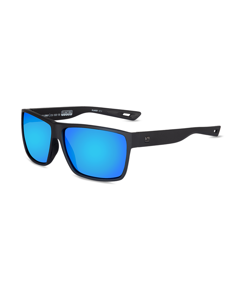 WOLLUMBIN Universal Sunglasses - Mulloway - Black/Blue