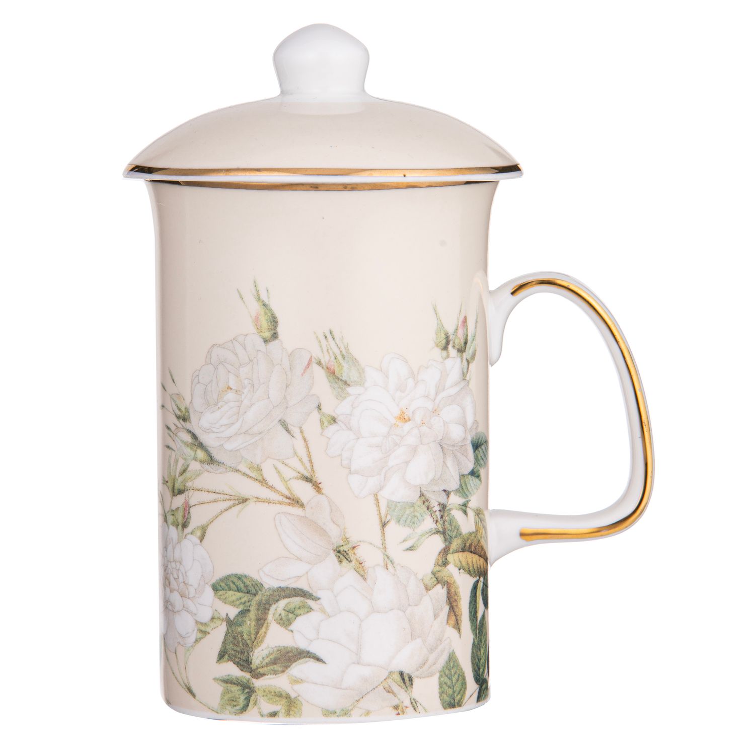ASHDENE Elegant Rose Cream 3 Piece Infuser