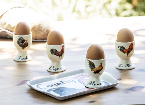 ASHDENE Heartland Set of 4 Assorted Egg Cup