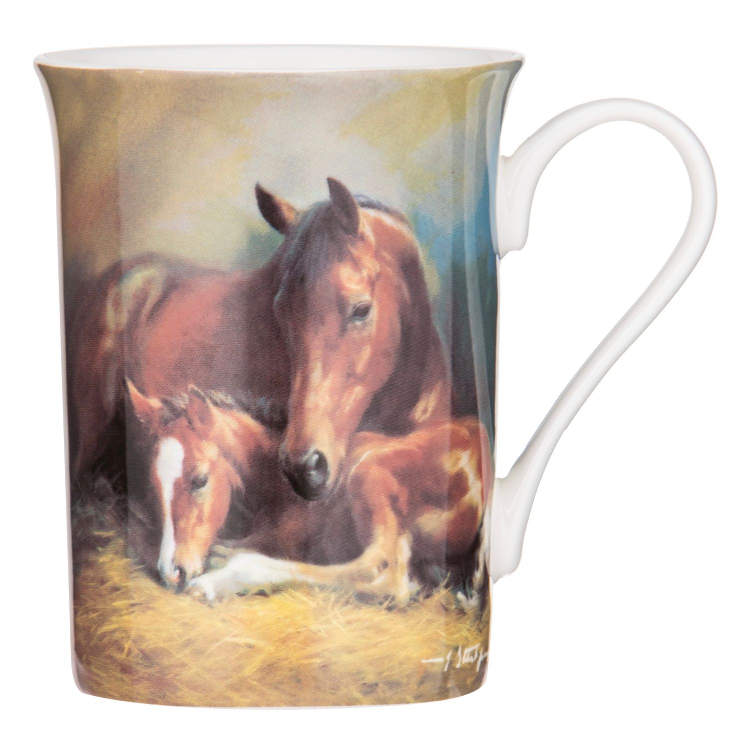 ASHDENE Mares &amp; Foals Mug - In the stable