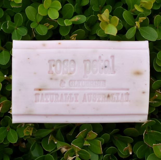 CLOVER FIELDS Rose Petal Glycerin Soap