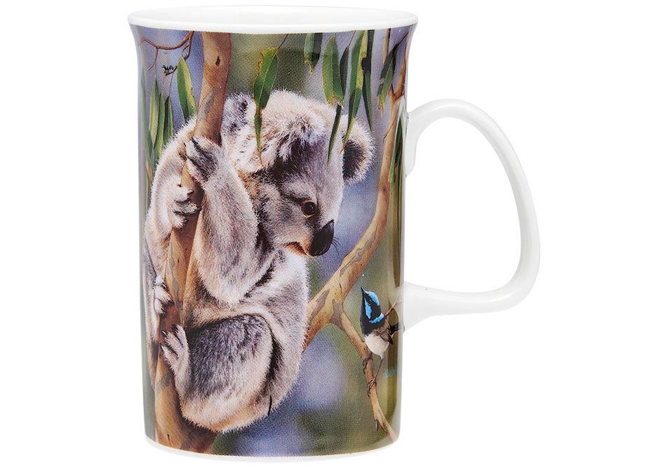 ASHDENE Fauna of Aus Can Mug - Koala &amp; Wren, Design: Koala &amp; Wren