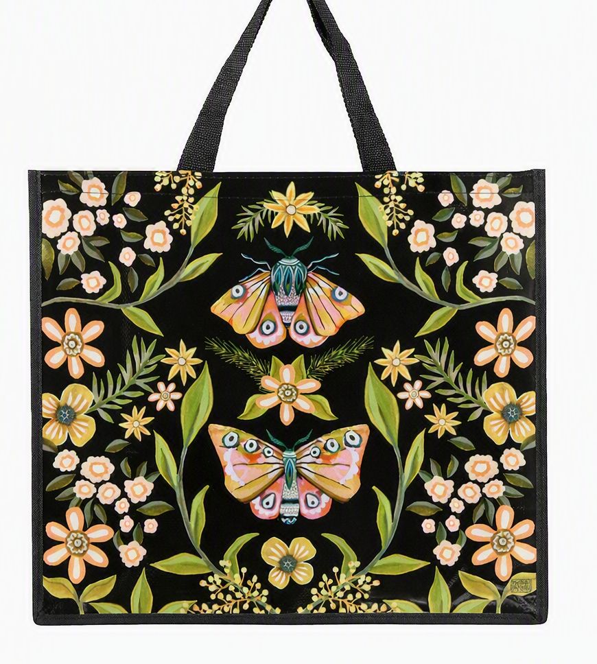 ALLEN DESIGNS Black Moth Shopper Bag - DISC