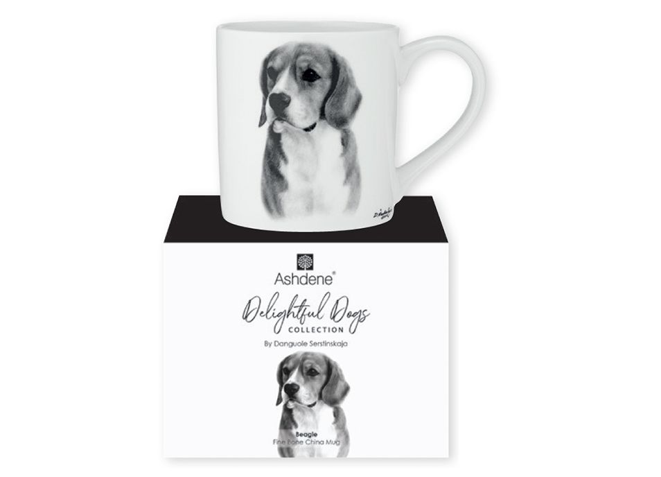 ASHDENE Delightful Dogs Beagle City Mug