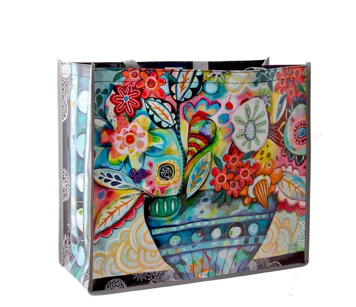 ALLEN DESIGNS Flower Shopper Bag