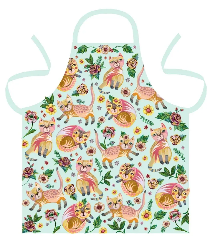 ALLEN DESIGNS Kitty Flower Apron