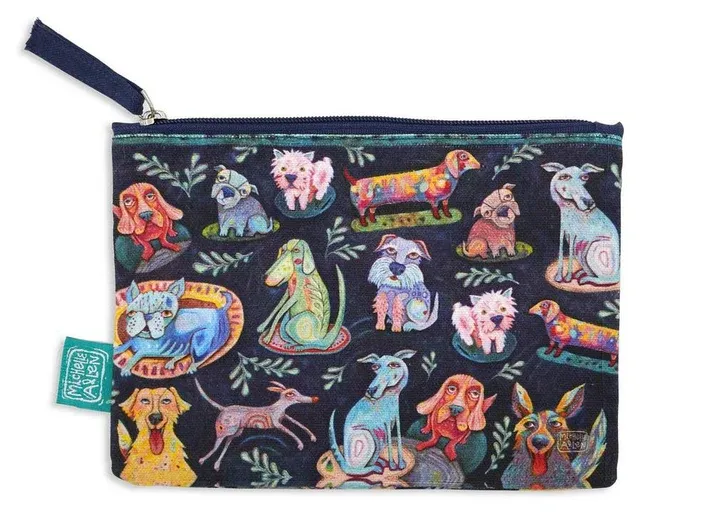ALLEN DESIGNS Dog Park Cotton Pouch